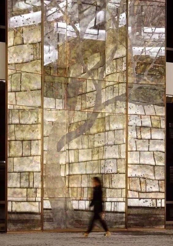 Onyx Stone Panels Backlit