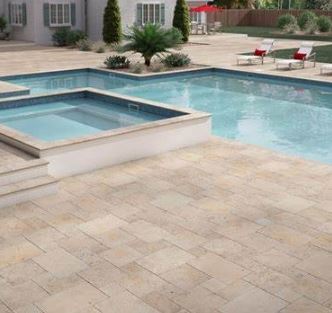 Bush Hammered Granite Pavers Tundra Granite Pavers